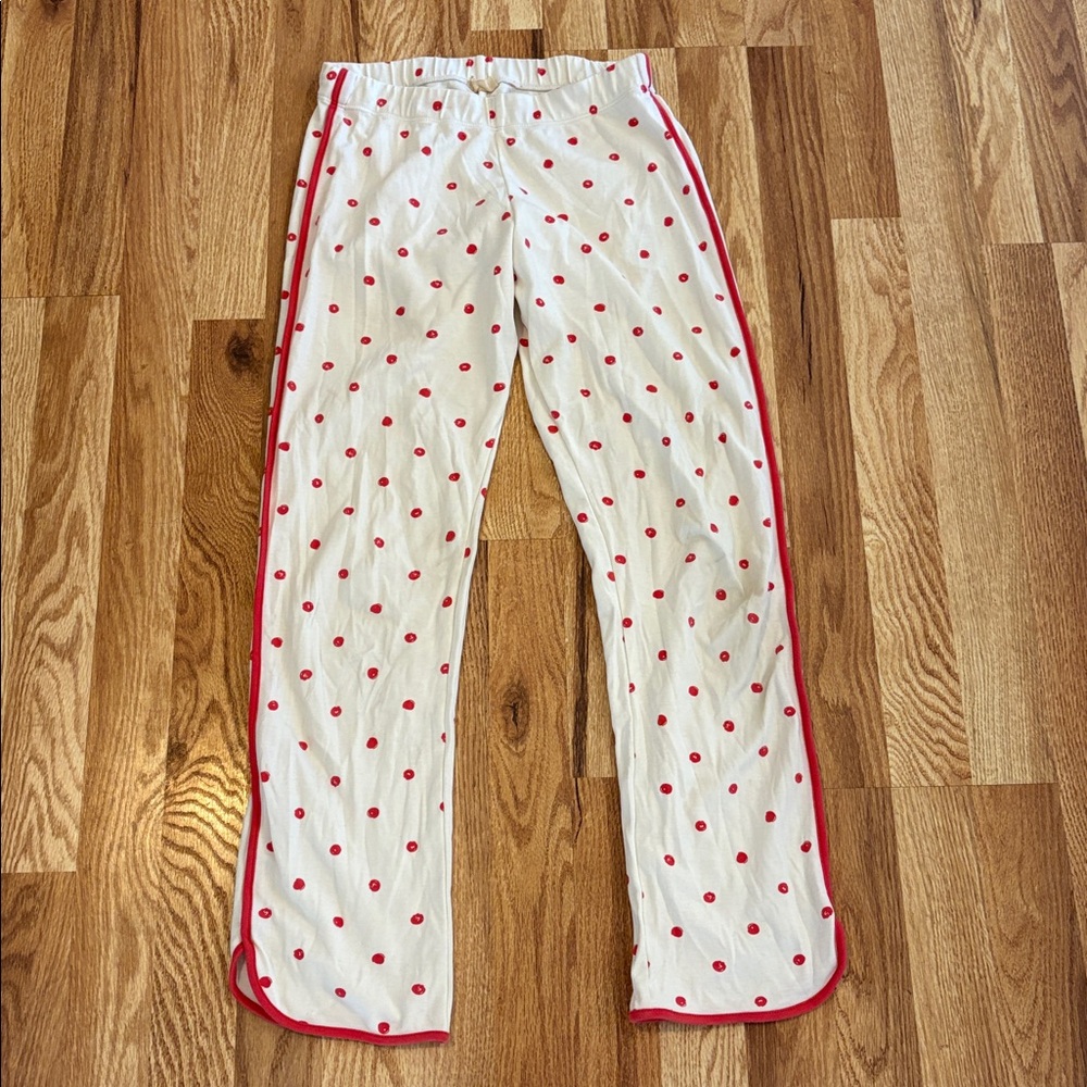 Lake | Pima Cotton Polka Dot Pajama Pants | XS